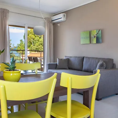 Vila Deluxe Kefalonia Hyacinth 1 Bedroom Pool Karavomylos