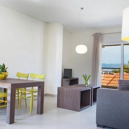 Vila Deluxe Kefalonia Hyacinth 1 Bedroom Pool Karavomylos