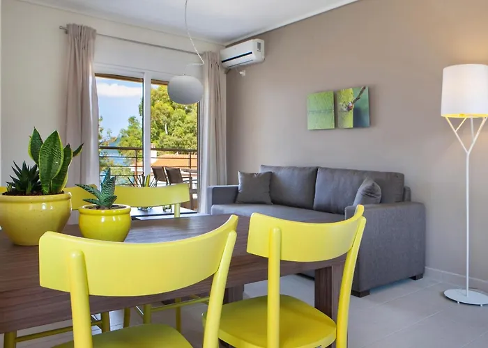 Villa Deluxe Kefalonia Hyacinth 1 Bedroom Pool Karavomylos