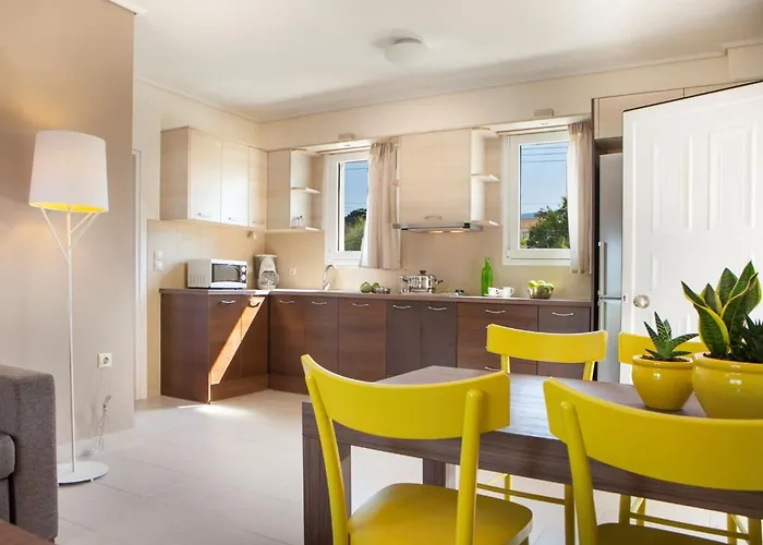 Deluxe Kefalonia Hyacinth 1 Bedroom Pool * Karavomylos